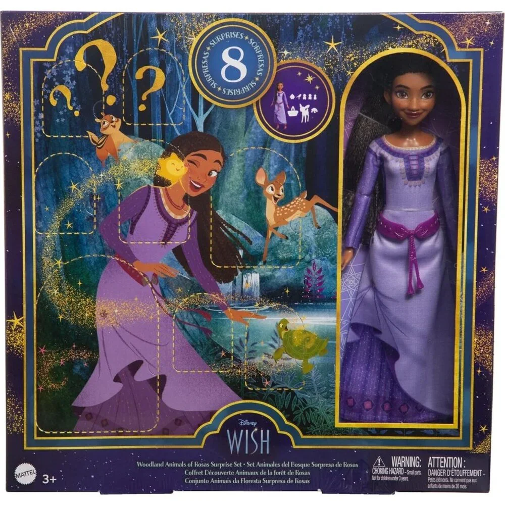 Disney Wish Woodland Animals Of Rosas Surprise Set With‎ Doll & Assessories